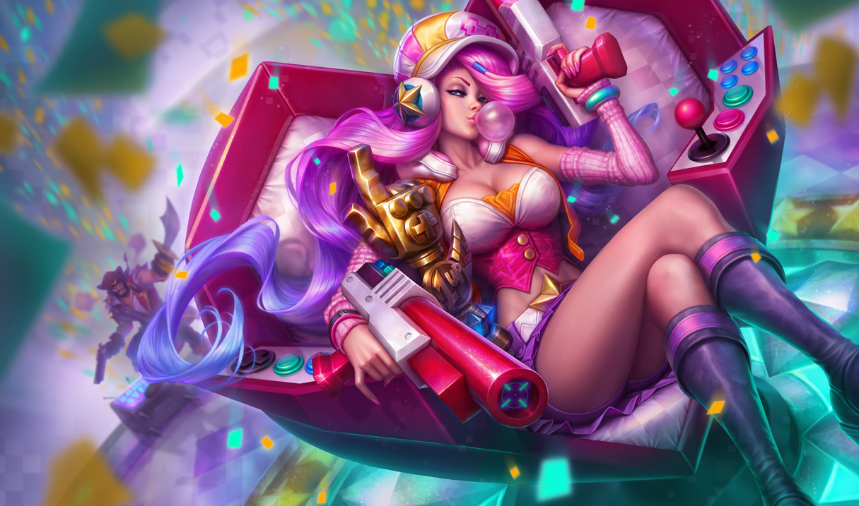 Játéktermi Miss Fortune és az ő pisztolya